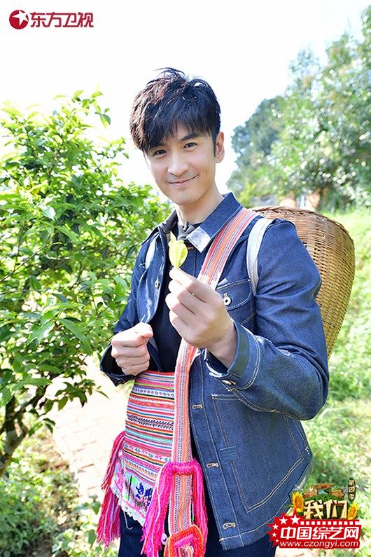 张云龙在茶园体验采茶
