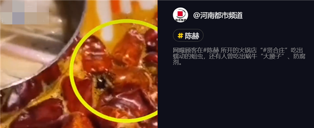 曝火锅店有严重卫生问题 陈赫回应：恶意造谣